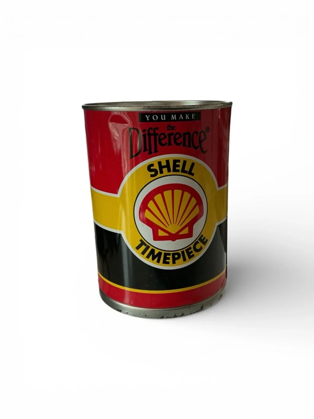 Vintage Shell Oil Collectible Fossil Watch New In Can Never Used